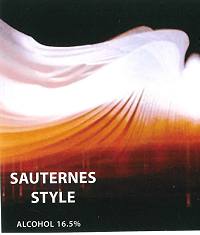 Sauternes Label at Wine Fauve